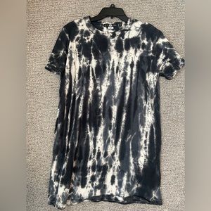 Tie dye tshirt mini dress